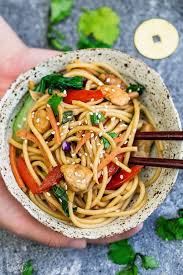 Slow Cooker Chicken Lo Mein Crock Pot Meal Prep Recipe Video