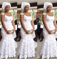 White Lace African Fashion Ankara Kitenge African Women Dresses African Prints Braids Nig African Lace Dresses African Fashion Dresses Lace Dress Styles
