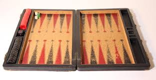Sold and shipped by we games. Antique Large Red And Black Backgammon Game With Bakelite Pieces For Sale At 1stdibs