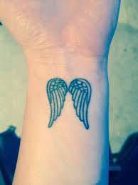 Left Wrist Small Angel Wings Tattoos Jpg 736 981 Wing Tattoos On Wrist Wings Tattoo Angel Wing Wrist Tattoo