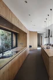 Crow S Nest Ar Design Studio Timber Kitchen Units With Contemporary Interior And Pendant Lights Dream Kitchens Design Timber Kitchen Door Design Interior