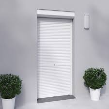 Volet Roulant Manuel Alu Isole Blanc Manuel A Tirage Direct H 215 X L 100 Cm En 2020 Volet Roulant Volet Et Volet Pvc