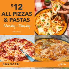 Rashays 12 Pizza Pasta All Day Today Make