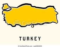 Download 2,744 turkey map outline stock illustrations, vectors & clipart for free or amazingly low rates! Turkey Map Outline Smooth Simplified Country Shape Map Vector Canstock