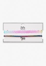 Rainbow Unicorn Choker 2 Pack Justice Chokers Justice Accessories Unicorn Jewelry