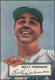 Billy Herman Signed ONL Giamatti Baseball Brooklyn Dodgers hof Auto cbm COA 