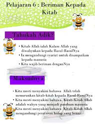 Tulisan tentang hikmah beriman kepada allah disertai dengan dalil dalam alquran lengkap dengan harakat dan arti terjemah dalam bahasa indonesia mengacu kepada pelajaran pendidikan agama islam kelas 7 sltp disertai sedikit maksud apa itu beriman kepada allah. Pelajaran 6 Beriman Kepada Kitab Pendidik Islam Tahun 3