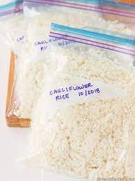 (depending on how much cauliflower you're working with, you may need to blanch in batches.) How To Freeze Cauliflower Rice Don T Waste The Crumbs
