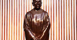 Mother's nature bronze sculpture 1994 12 in sculpture: Ruth Bader Ginsburg Statue Unveiled In Brooklyn To Ensure Her Legacy Lives On For Generations Cbs News