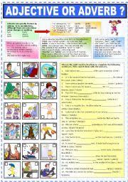 Adverbial phrases typically give descriptions of time, location, manner, or reason. English Exercises Adjective Adverb