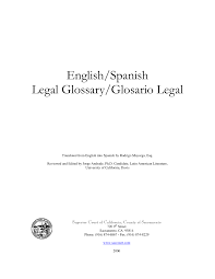 See 4 authoritative translations of cómo se dice in english with example sentences and audio pronunciations. Pdf Glosario De Ingles Juridico Legal English