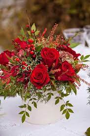 Fantastic Ideas For Red Floral Arrangement 3 Rose Flower Arrangements Christmas Flower Arrangements Christmas Floral Arrangements