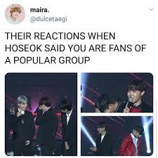 Hoseok Being Savage In Front Of The National Television Funny Memes Kpop Memes Exo Memes