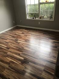 Before And After Image For 8mm Heritage Walnut Walnut Laminate Flooring Dream House Lumber Liquidators