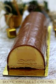 Buche A La Vanille Et Caramel Au Beurre Sale Amandine Cooking Dessert Simple Alimentation Caramel