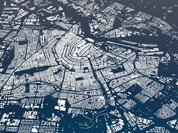 Amsterdam City and Suburbs Skyline Cityscape Map terrain relief 3D Model  $50 - .c4d .fbx .max .ma .obj .unknown - Free3D