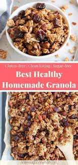 Gesundes Healthygranola Musli Ein Einfaches Rezept Um Das Beste Hausgemachte Gesunde Musli Granola Healthy Homemade Granola Healthy Granola Recipe Healthy