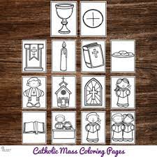 You can use our amazing online tool to color and edit the following mass coloring pages. Catholic Mass Coloring Pages No Prep Catholic Activity Tpt