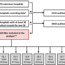Flow Chart Of Hospital And Medical Record Numbers Reasons