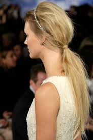 Messy pixie hairstyle + headband. Wedding Hairstyle Ideas From Spring 2015 Bridal Market Glamour
