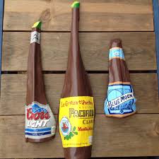 Beer Bottle Beach Art Sculpture Coors Light Pacifico Blue Moon Etsy Palm Frond Art Beach Art Palm Tree Art