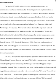 Children and youth in poverty frequently live in cities or rural areas, and where there is a high concentration of poor families. Mother Tongue Based Multilingual Education In The Philippines Studying Top Down Policy Implementation From The Bottom Up Pdf Free Download