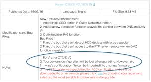 Archer C7 Tried To Update Firmware Now Can T Connect Home Network Community