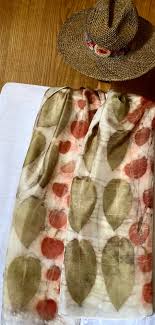 Panuelo De Seda Hecho Por Teredelrio Ecoprint Eco Printing Botanical Dyeing Eco Dyeing