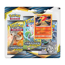 We did not find results for: Pokemon Tcg Sun Moon Unbroken Bonds 3 Booster Packs Coin Typhlosion Promo Card Pokemon Center Official Site