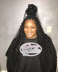 Our team of experienced professionals starts by getting to know you and what you love to craft a look that is uniquely you, bringing your expectation to life. Goddess Loc Specialist On Instagram Thanks For Traveling All The Way From Montgomery Al Just For Me Ask Faux Locs Hairstyles Hair Styles Locs Hairstyles