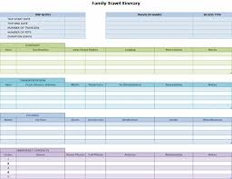 Travel Budget Template Excel Business Plan