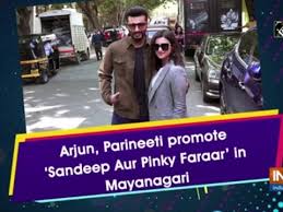 Daily life with pinky banerjee. Arjun Parineeti Promote Sandeep Aur Pinky Faraar In Mayanagari