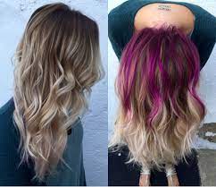 Rooty Blonde Balayage Pravana Wild Orchid Peekaboo Flashlight Redken Fall Color Fall Blonde Peekaboo Hair Hair Color Pastel Cool Hair Color