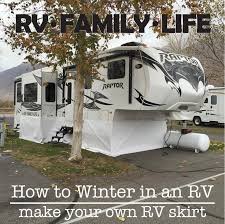 Rv Skirt Logo Rv Winterizing Camper Living Trailer Living