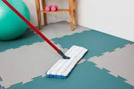 There are a number of people who choose to use a scrubbing machine, such as this bulldog floor scrubber. How To Clean Rubber Floor Tiles