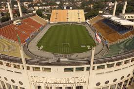 Estádio municipal paulo machado de carvalho, colloquially known as estádio do pacaembu (portuguese pronunciation: Estadio Do Pacaembu Justica De Sp Libera Demolicao Do Toboga