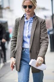 Que Porter Avec Un Jean Nos Inspirations Pour Savoir Que Porter Avec Un Jean Veste Pied De Poule Idees De Mode Et Mode