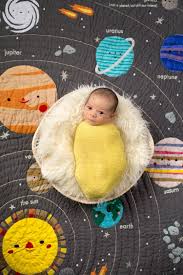 Newborn Photography Solar System Themed Newborn Photos The Overwhelmed Mommy Space Themed Nursery Nursery Themes Space Baby