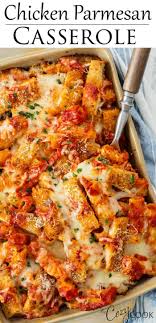 Make This Easy Casserole Recipe With Homemade Crispy Chicken Frozen Chicken Te In 2020 Chicken Parmesan Recipe Easy Chicken Recipes Casserole Chicken Parmesan Recipes