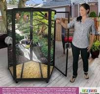 4' Diameter Indoor/Outdoor Aviary - Custom Cages