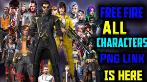 Copy the link to this page and share it with your friends. Free Fire All Characters Png Link Is Here Free Fire Ke Sabhi Characters Ka Png Ssgaming Youtube