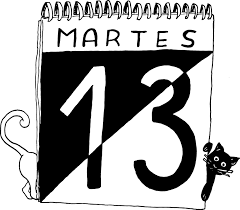 ¿por qué se considera de mala suerte al martes 13?,el único martes 13 de 2019: Martes 13 Ilustracion Domestika