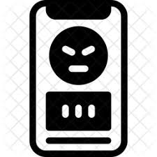 Verbal bullying black line icon. Free Angry Bullying Icon Of Glyph Style Available In Svg Png Eps Ai Icon Fonts