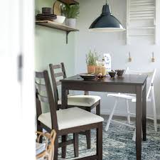 Lerhamn Table Black Brown Length 29 1 8 Ikea In 2020 Ikea Lerhamn Upholstered Dining Chairs Ikea