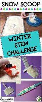 Winter Stem Challenge In Snow Scoop Students Essentially Build A Snow Shovel Aiming For The Mo Winter Stem Challenges Winter Stem Activities Stem Challenges