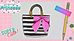 draw nice handbag مراحل سهلة جدا لرسم حقيبة يد كيوت وأنيقة lady dior bag dior bag lady dior
