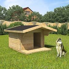 Xxl Hundehutte Hundehaus 170x90x140cm Vordach Hundezwinger Massiv Echtholz Hutte Ebay Hundehutte Hundezwinger Hunde Haus