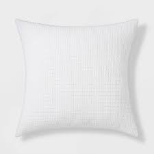 Shop euro pillows created by independent artists from around the globe. Euro Washed Waffle Weave Throw Pillow White Threshold Target