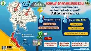 Himawari satellite of japan meteorological agency (jma). à¸à¸£à¸¡à¸­ à¸• à¸¯ à¹€à¸• à¸­à¸™à¸‰à¸š à¸šà¸— 2 à¹„à¸—à¸¢à¸­à¸²à¸à¸²à¸¨à¹à¸›à¸£à¸›à¸£à¸§à¸™