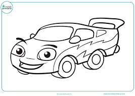 Dibujo De Coche Para Colorear